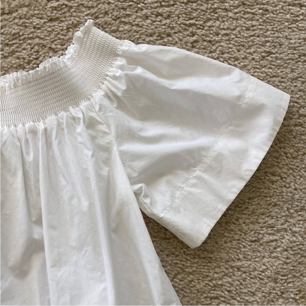 J. Crew White Off The Shoulder Top - Picture 5 of 7